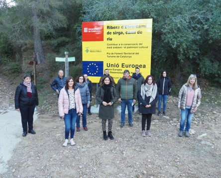 Imatge de la noticia La consellera de la Presidència, Laura Vilagrà, visita la Ribera d’Ebre per inaugurar la rehabilitació del Pas de l’Ase i conèixer el projecte 5G Rural